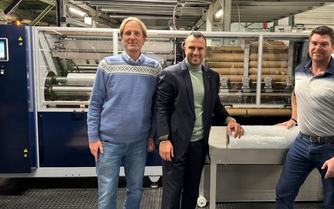 HMW 1250 powers 2-lane production of dry-cleaning film in France
